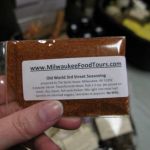 Our packet of spices. No, we didn't eat it right away.