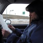 The navigator for this trip - Jenny.