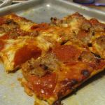 Great pizza with lots of toppings!