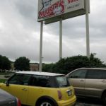 Bessie at Marty's Pizza.