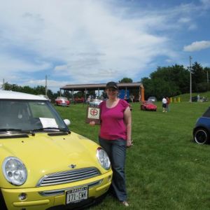 Bessie and her award