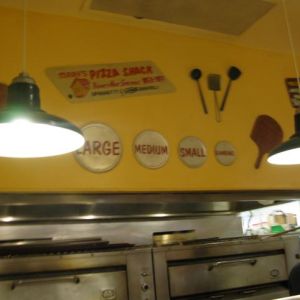 The pizza sizes