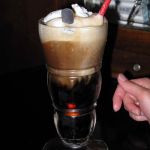 I think Jenny got a coke float with a shot of cherry. I can't remember.