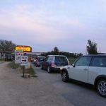 The caravan from Madison arrives!