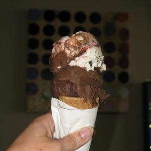 I tried a co-mingling of Chocolate Zanzibar and Kitty Kitty Bang Bang. Delicious!