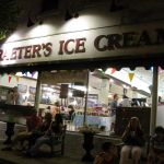 Down the street, another ice cream place with a more old-fashioned diner look. Down the street, another ice cream place with a more old-fashioned diner look.