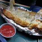 The garlic bread. Delicious.