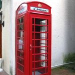 A British Telephone Box! A British Telephone Box!