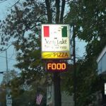 The North Lake Inn in North Lake. The best pizza we've had in a long time!