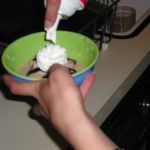 Jenny adds the appropriate fixings