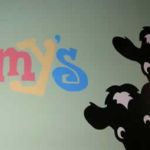 A lovely wall decoration at Amy's. What wasn't lovely was the haughty attitude of the servers.